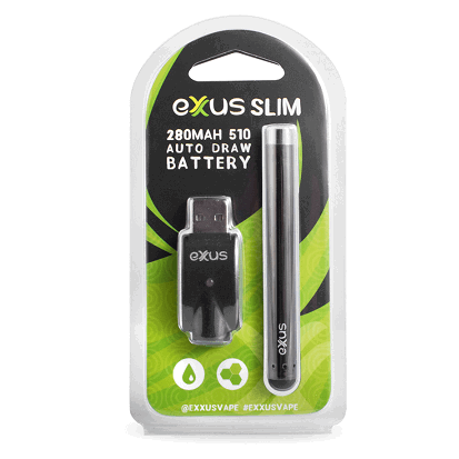 Get Exxus Vape Slim Auto Draw Cartridge Vaporizers