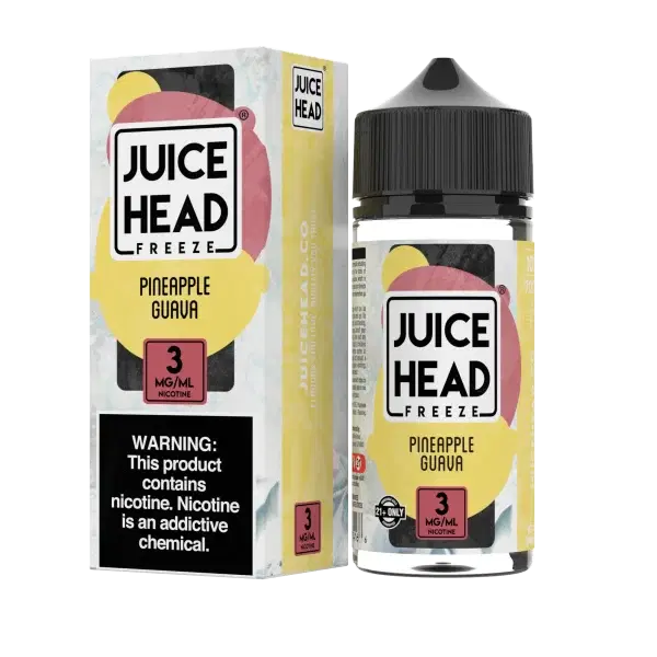 Juice Head Pineapple Guava FREEZE Vape e-Liquid 100mL