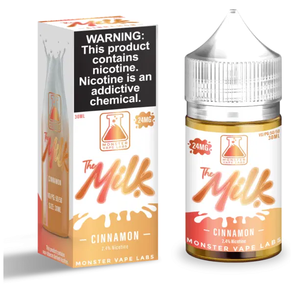 Jam Monster SALT Milk Cinnamon Vape e-Liquid 30mL