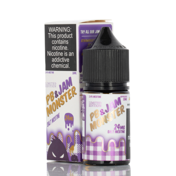 Jam Monster SALT Jam Grape PB&J Vape e-Liquid 30mL