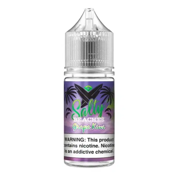 Salty Beaches Grape Kiwi Vape e-Liquid 30mL