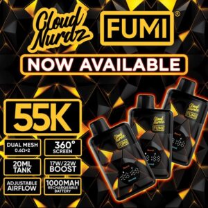 Cloud Nurdz X Fumi 55,000 Puff Disposable Vape