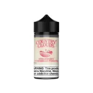 Country Clouds Strawberry Cornbread Pudding Vape e-Liquid 100mL