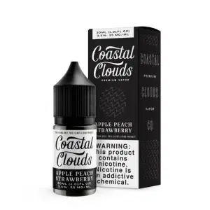 Coastal Clouds Salts Apple Peach Strawberry e-Liquid 30mL